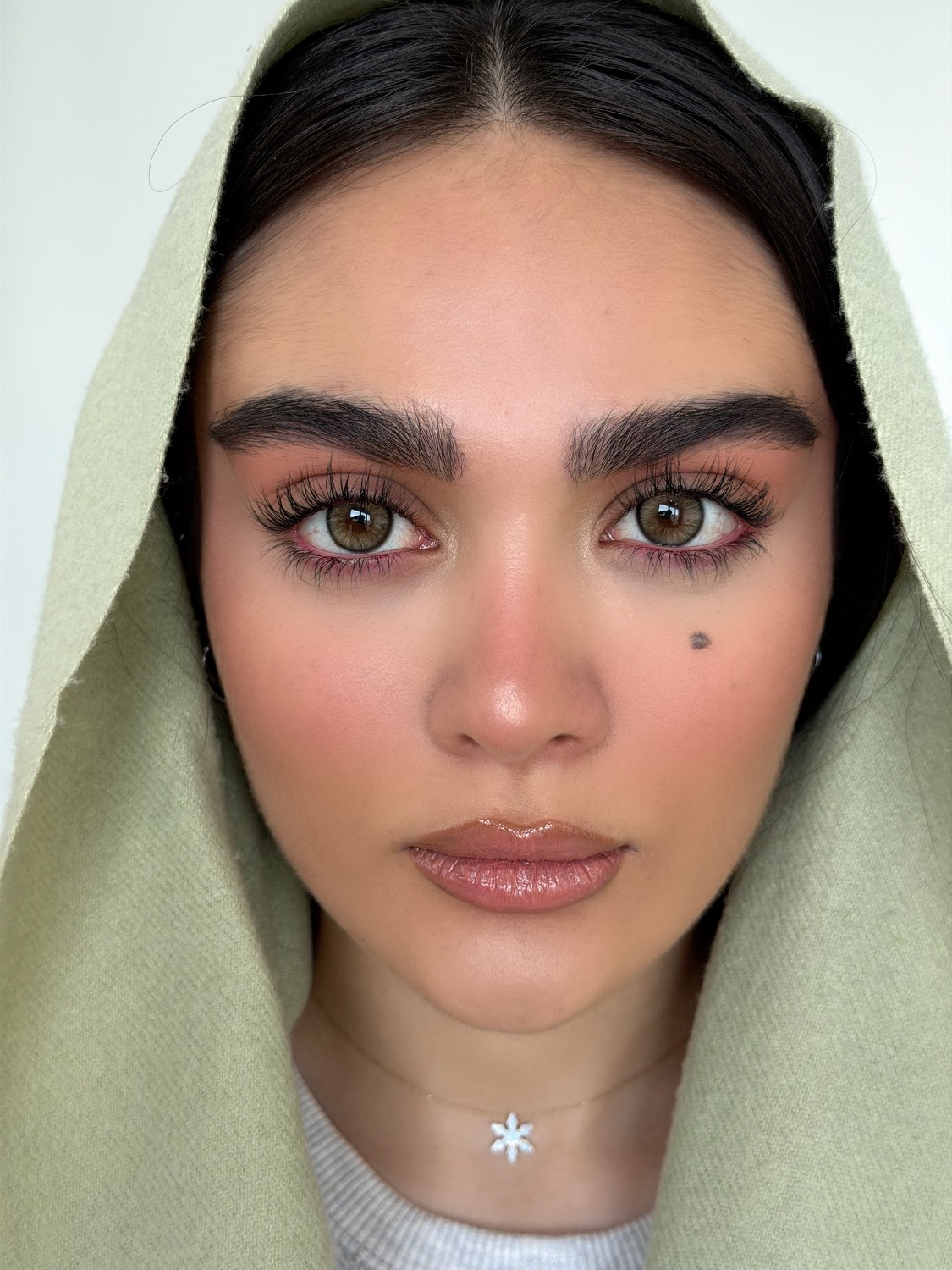 لنز نمره دار رنگی گلد هیزل یونیک