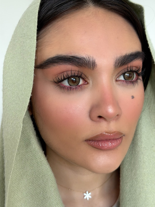 لنز نمره دار رنگی گلد هیزل یونیک